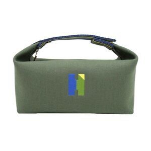 Hermes Bridal Black PM H Pavillon Handbag Pouch Khaki